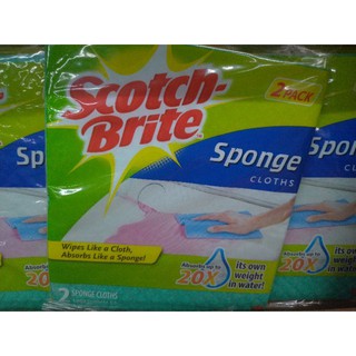 Scotch Brite Sponge Cloth 2pack