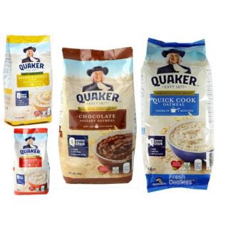 Quaker Oatmeal (Plain and Flavored)