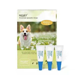 Nafei general worm net small, medium and large dog drops deworming health care products for externa (5)