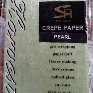 Crepe paper (Pearl) sold per piece (4)
