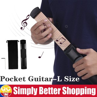6 Strings Pocket Guitar Electric Guitar 6 Strings Gadgets Aerial Finger Exerciser (1)