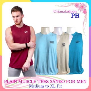 Plain Muscle Tees Sando for Men - Medium to XL - NO SELECTION PRINTS (Thirdy)