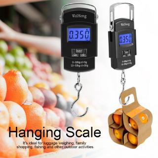 50kg LCD Digital Luggage Scale Electronic Pocket Hook Scales
