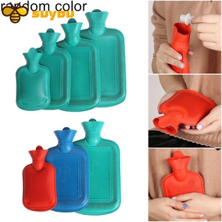 SUYOU Warm Supplies Hand Warmer Explosion Proof Rubber Hot Water Bottle Old Fashioned Keep Warm Plain Twill Thicken Water Injection Bag