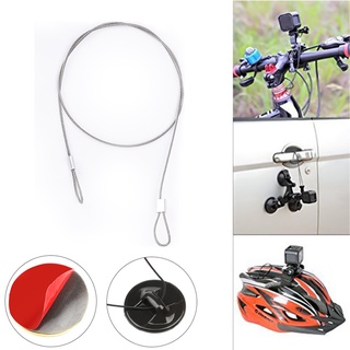 GoPro Anti-lost rope Safety Insurance Tether Straps With Sticker Mount For Action Camera Accessories