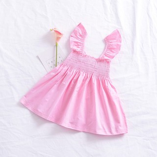 Baby Girls Bowknot Sleeveless Wedding Party Princess Dress Tutu Dress [dudu] (4)