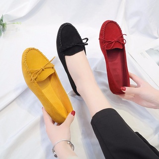 Women Flat Loafers Fashion Low Shallow Flat Moccasins Shoes