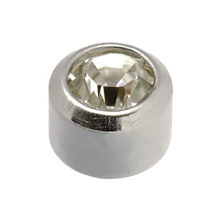 April Diamond Birthstone, in surgical stainless steel, hypo allergenic and sterilized