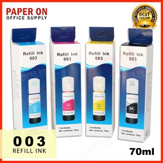 003 Compatible Refill Inks 70ml (Replacement Ink) for Epson Printer