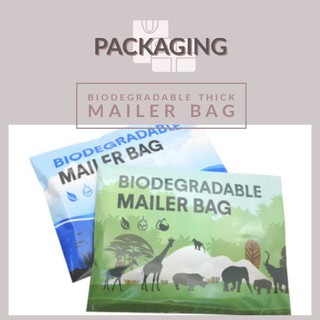 Biodegradable Poly/Mailer Courier Bag, 10pcs