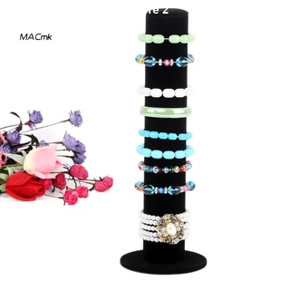 ♣MAC1_Velvet Jewelry Stand Rack Bracelet Watch Hair Hoop Display Holder Organizer