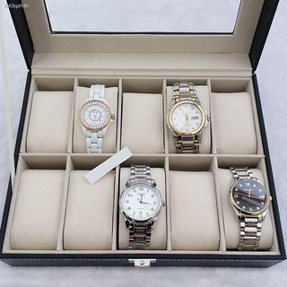 ✵✼High Quality PU Leather 10 Slots Wrist Watch Display Box Storage Organizer Watch Box (2)
