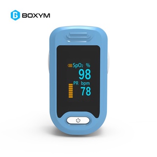 【Ready Stock】Baby Safe ☍BOXYM Digital Finger Pulse Oximeter Pulse Rate Blood Oxygen Saturation Monit