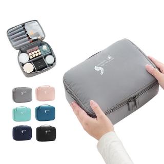 Travel Storage Bag Toiletries Cosmetic Bags Multi-function Separate Organizer Makeup Portable Storage Bag 6 Color