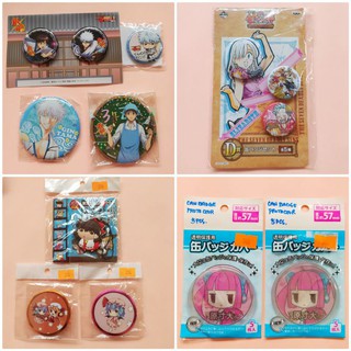 Anime can badge & protector : Gintama, Seven deadly sins, Touhou Project