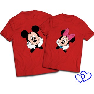 Couple Shirt Mickey & Minnie Mouse Design Shirt by AnyPrint sold per Piece(CP-Sh-C11)