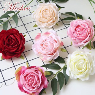 9cm Rose 8 Color High-Grade Artificial flower Fake Flower Wedding Flower Wall Background