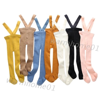 WM Luxurious Winter Warm Baby Tights Suspenders Pantyhose Quality Infant Boy Girls