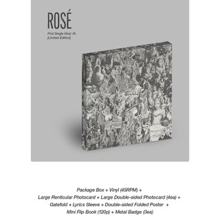Rose 1st Single Vinyl Lp R Limited Edition Incl.Kpopmerch Exclusive Photocard (2)
