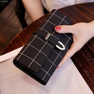 Women s wallet women long frosted Japanese and Korean version large-capacity multi-function three-fold women s wallet wallet clutch