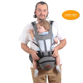 Baby Carrier, Comfortable, Breathable, Multifunctional Sling Backpack, Hip Seat Strap (6)