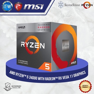AMD Ryzen 5 3400G with Radeon™ RX Vega 11 Graphics, MSI A320M PRO-VH and SilverStone VIVA 550 BUNDLE (3)