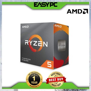 【Available】AMD Ryzen 5 3600 AM4 Socket 3.6GHz up to 4.2GHz with Wraith Stealth CPU Unlocked Core 6 T
