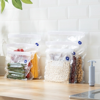 Vacuum Food Storage Bag Transparent Fruits Sealed Bag Fridge Vegetables Bag Kitchen Storage Bag