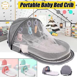✦VS Portable Baby Infant Mosquito Nets Tent Mattress Bed Cover Travel Foldable Crib