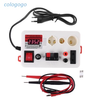 【Ready Stock】☒☃COLO E27 B22 E14 Lamp Bulb LED Light Test Box Voltage Power Quick Fast Tester with S
