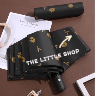 【Ready Stock】﹍♨LINA0609✅AUTOMATIC UMBRELLA Golden flower pattern with sun protection waterproof wind