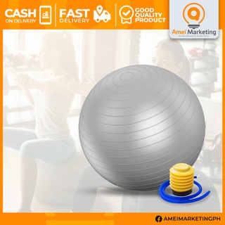 75cm Yoga Ball Anti Burst Aerobic Fitness Stability Exercise Balance Yoga Pilates Workout