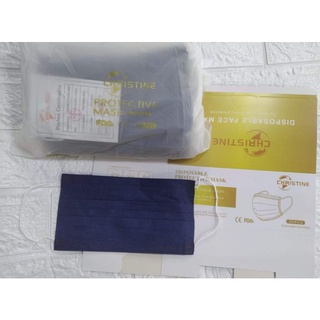 Face Mask Christine Disposable High Quality 3ply 50Pcs Anti Viral Excellent Quality With Box