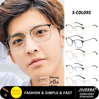 【READY STOCK】Korean Fashion Anti Blue Eyeglasses Women/Men Metal Frame Eyeglasses