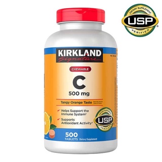 Kirkland Signature Vitamin C 500mg 500 chewable tablets