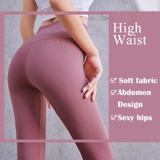 High waist Yoga Sports Leggings Super elastic Shape Sexy hips exercise Gym pants for women