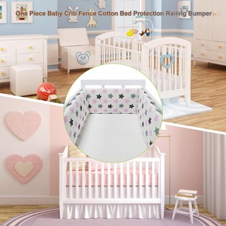 Baby Crib Fence Cotton Bed Bumper Protection Railing Bumpers Baby Bed Thicken Bumpers One-piece Crib