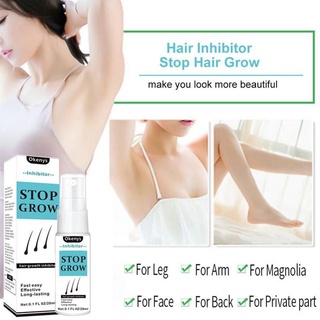 Hair removal and hair growth suppression spray Permanent Stop Hair Inhibitor Hair Growth Facial