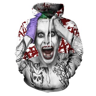 The Joker Jacket 2019 Pullover Sweatershirt Arthur Fleck Hoodie Suicide Squad Jocker Cosplay Costume