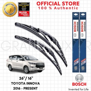 Bosch ADVANTAGE Wiper Blade Set for Toyota INNOVA 2016 - PRESENT (26"/16")