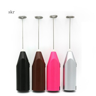 SKR✫Handheld Battery Operated Coffee Milk Frother Drink Mixer for Latte Cappuccino