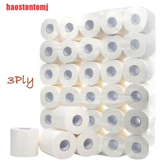 [haostontop]Toilet Paper Bulk Rolls Bath Tissue Bathroom White Soft 4 Ply Lot 100g