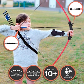 Aiming Device Children's Bow and Arrow Set Boys Reflex Bow Archery Autumn Outing SuitIIndoor Outdoor
