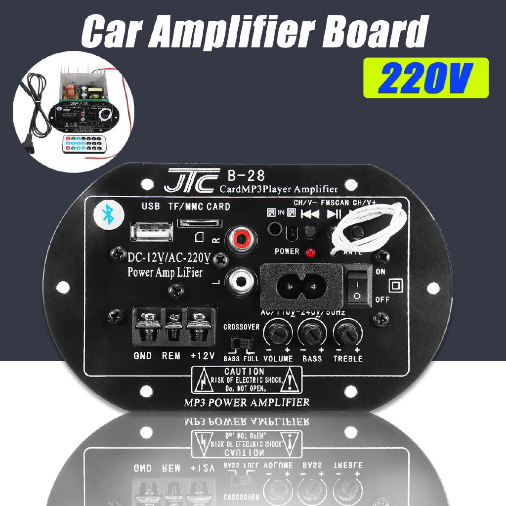 12/220V Car Subwoofer HiFi Bass Power Amplifier