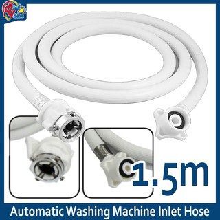 1.5m Automatic Washing Machine Inlet Water Hose Extension Tube #2 (White)