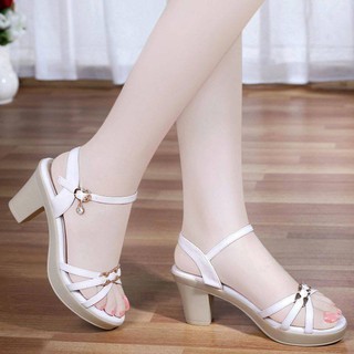 Korea Fashion Women Wedge Heels Thick heel Simple Sandals