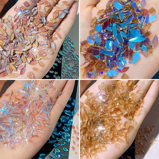 Mix Crystal AB for Nail Art, 100 pcs, rhinestone, Flatback gems for nail 3D decorations manicure