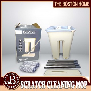 Boston Home Tool Kit 360 2in1 Self-Wash Squeeze Dry Flat Mop Bucket (1)