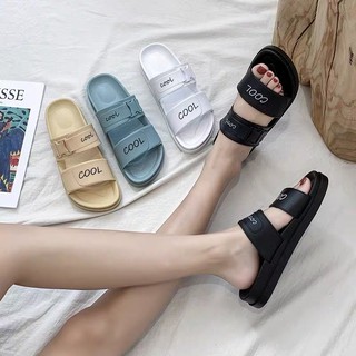 New summer two strap rubber slippers women shoes