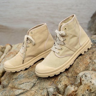 Explosion style✁✆☫High-top canvas shoes men s retro trend Martin boots outdoor hiking shoes wild cas